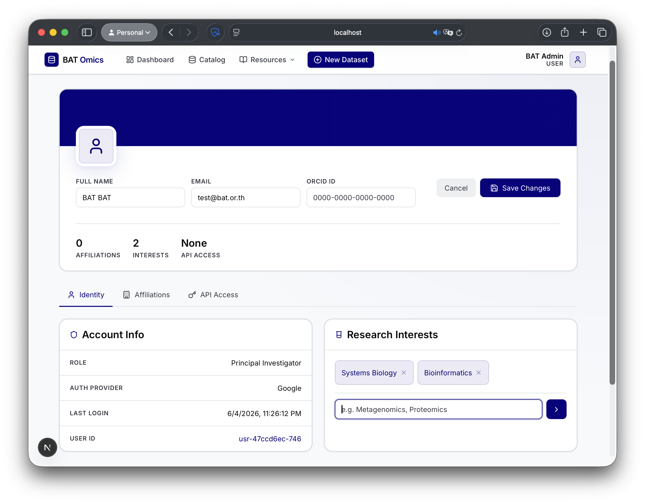 Complete your profile - 1
